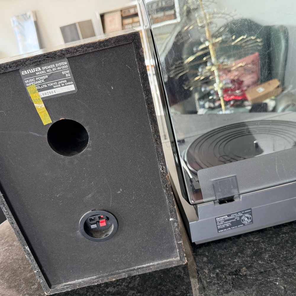 AIWA Hi-Fi Stereo Bundle PX-E850U Turntable SX-AV1200 & SX-R1200 Speakers TESTED - Picture 7 of 7